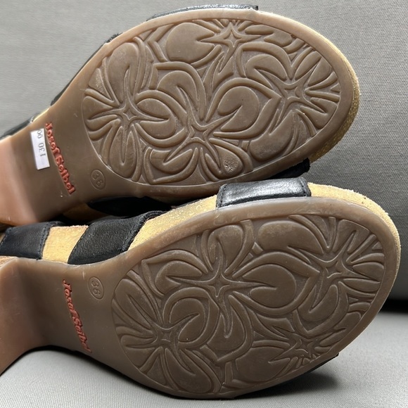 Josef Seibel Ruth 15 Platform Sandals Black Sz 36 - Picture 11 of 15